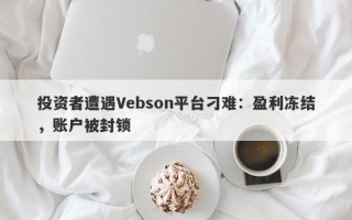 投资者遭遇Vebson平台刁难：盈利冻结，账户被封锁