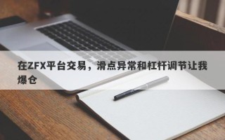 在ZFX平台交易，滑点异常和杠杆调节让我爆仓