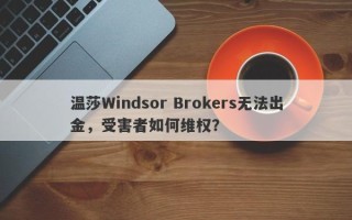 温莎Windsor Brokers无法出金，受害者如何维权？