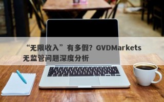 “无限收入”有多假？GVDMarkets无监管问题深度分析