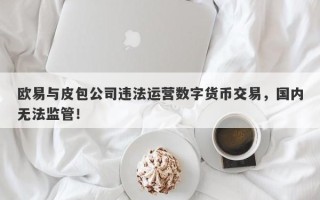 欧易与皮包公司违法运营数字货币交易，国内无法监管！