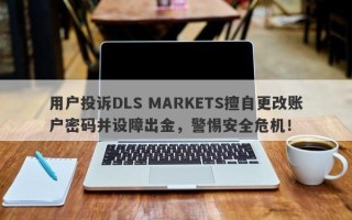 用户投诉DLS MARKETS擅自更改账户密码并设障出金，警惕安全危机！