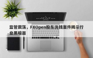 监管震荡，FXOpen股东洗钱案件揭示行业黑暗面