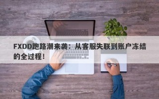 FXDD跑路潮来袭：从客服失联到账户冻结的全过程！