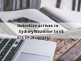 Detective arrives in Sydney!Examine brokers in progress!