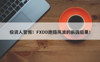 投资人警惕！FXDD跑路风波的前因后果！