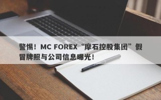 警惕！MC FOREX“摩石控股集团”假冒牌照与公司信息曝光！