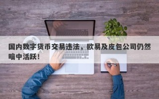 国内数字货币交易违法，欧易及皮包公司仍然暗中活跃！