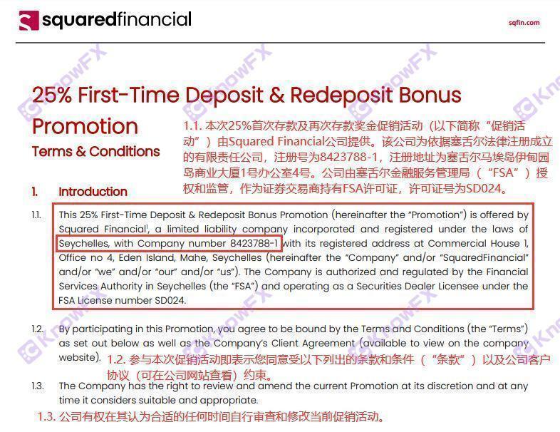 SquaredFinancial Fang Financial Overlord Termos dedicados aos investidores chineses!Você realmente entende os "termos de privacidade"?-第11张图片-要懂汇