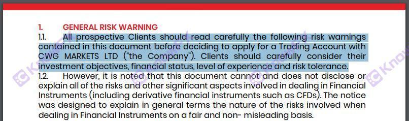 A CWGMarkets assume uma única posição e elimina clientes lucrativos!Melhorando em "falsificado"?Ainda não há supervisão!-第11张图片-要懂汇