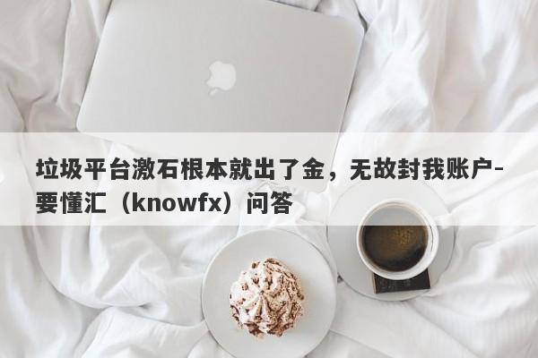 垃圾平台激石根本就出了金，无故封我账户-要懂汇（knowfx）问答-第1张图片-要懂汇