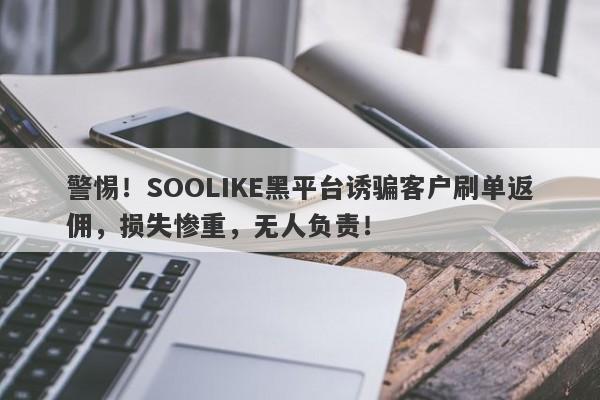 警惕！SOOLIKE黑平台诱骗客户刷单返佣，损失惨重，无人负责！-第1张图片-要懂汇