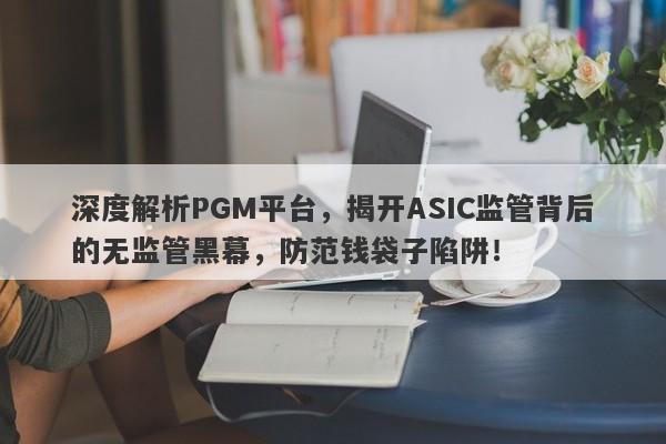 深度解析PGM平台，揭开ASIC监管背后的无监管黑幕，防范钱袋子陷阱！-第1张图片-要懂汇