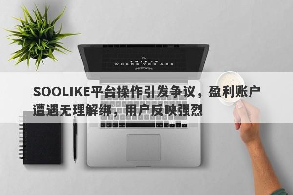 SOOLIKE平台操作引发争议，盈利账户遭遇无理解绑，用户反映强烈-第1张图片-要懂汇