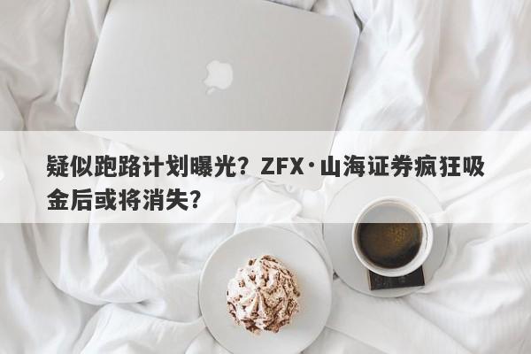 疑似跑路计划曝光？ZFX·山海证券疯狂吸金后或将消失？-第1张图片-要懂汇