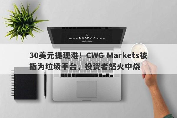 30美元提现难！CWG Markets被指为垃圾平台，投资者怒火中烧-第1张图片-要懂汇