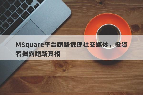 MSquare平台跑路惊现社交媒体，投资者揭露跑路真相-第1张图片-要懂汇