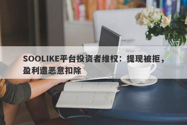 SOOLIKE平台投资者维权：提现被拒，盈利遭恶意扣除-第1张图片-要懂汇