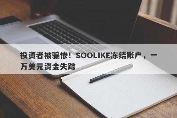 投资者被骗惨！SOOLIKE冻结账户，一万美元资金失踪-第1张图片-要懂汇